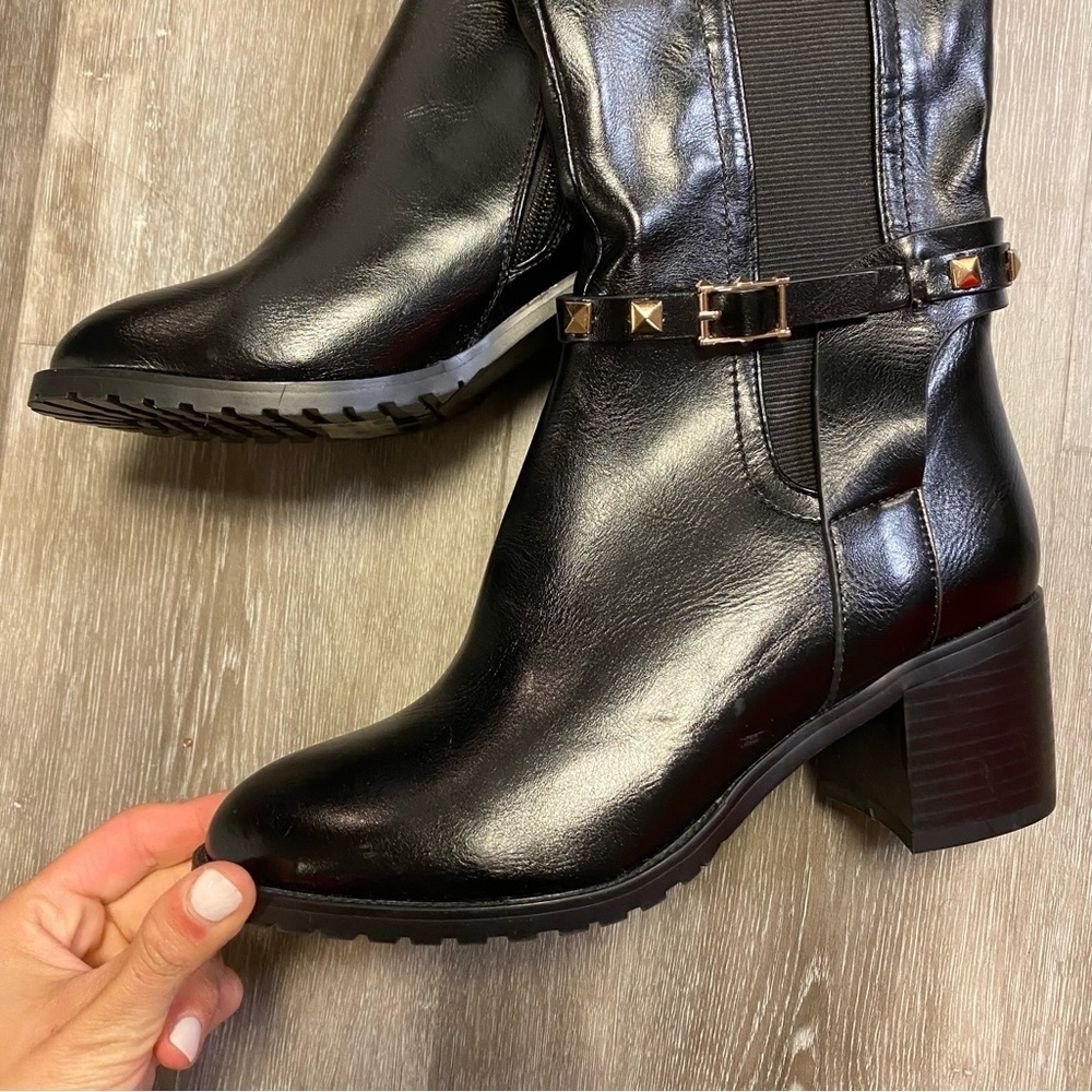 Torgeis NYC | Destiny Riding Boots In Black NEW SIZE 6.5 - Picture 8 of 9